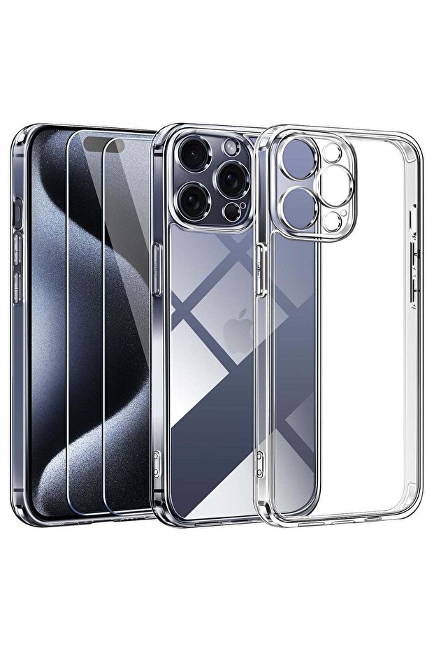 Clear Case Compatible with iPhone 15 Pro Max 6.7" [Long Lasting Clarity] [Military Grade Drop Protection]
