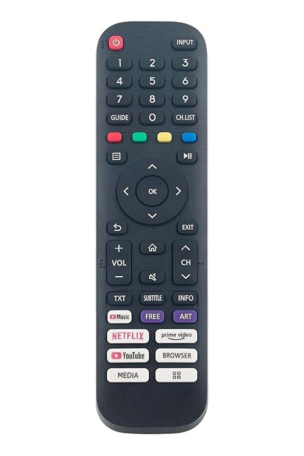 New Model Replacement Remote Control Compatible with NIKAI, IKON & VIDEOCON Smart LCD/LED TVs