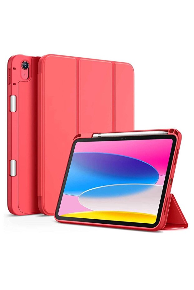 iPad Case (10.9 Inch, 2022 Model, 10th Gen) with Stylus Holder, Slim Cover (Watermelon)