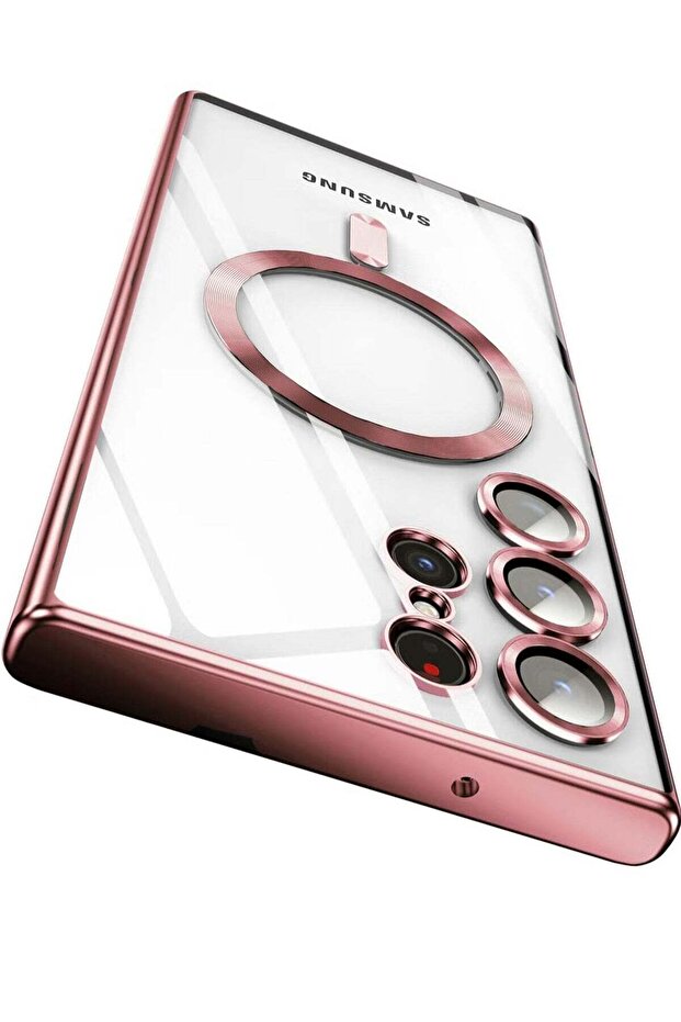 Samsung Galaxy S24 Ultra MagSafe Case – Clear Magnetic Case with Wireless Charging Support