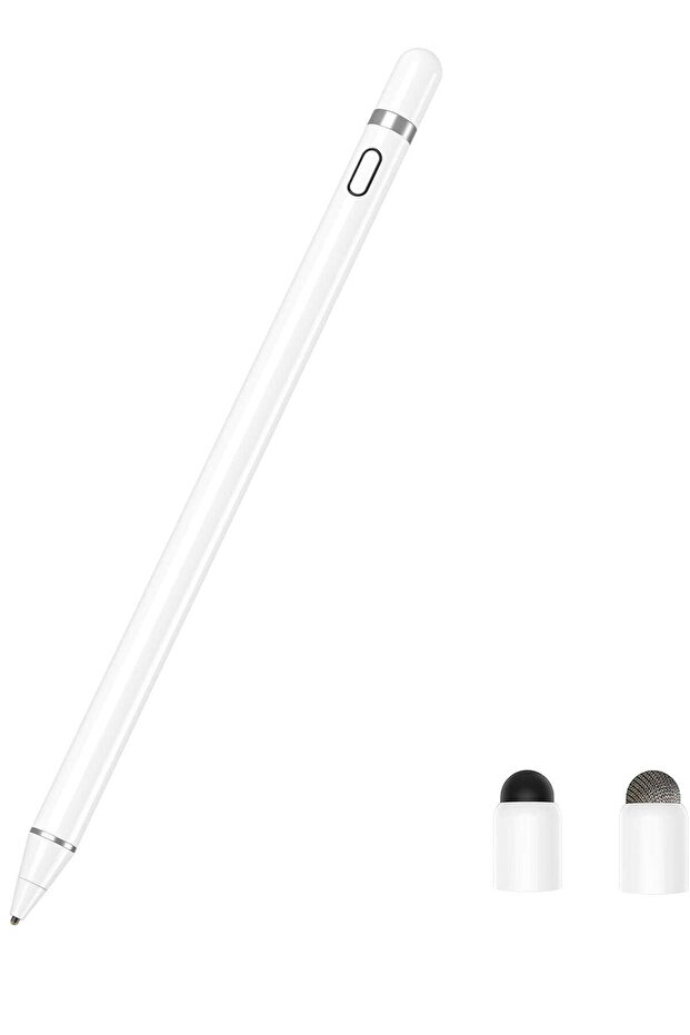 Capacitive Stylus Pen For Phone Tablet Touch Screen Pen for Android/IOS Apple iPad Tablet Samsung Stylus Pen Touch Pencil Draw (White)