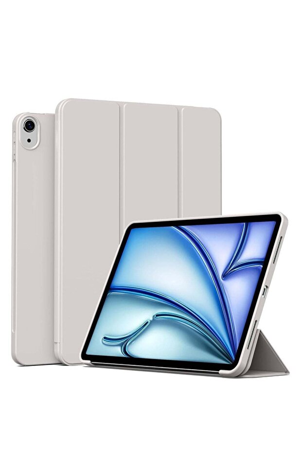 Case for iPad Air 11 Inch M2 2024 / iPad Air 5th/4th Gen (10.9 Inch) - Soft TPU Back Case, Grey