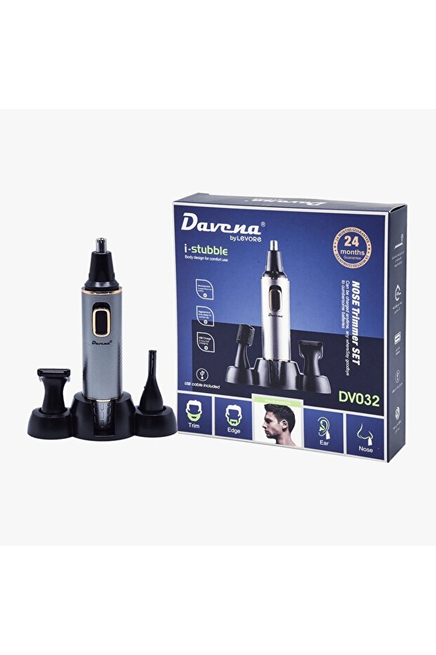 Davena Nose and Ear Shaving Set Dv032 - Silver
