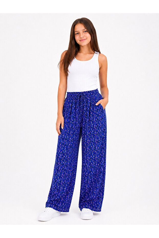 Trend Girl Child Young Viscose Fabric Thin Summer Pants