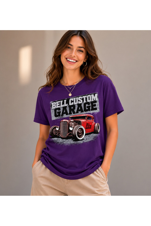 Unisex Oversize T-Shirt Bell Printed 100% Cotton T-Shirt Comfortable Fit