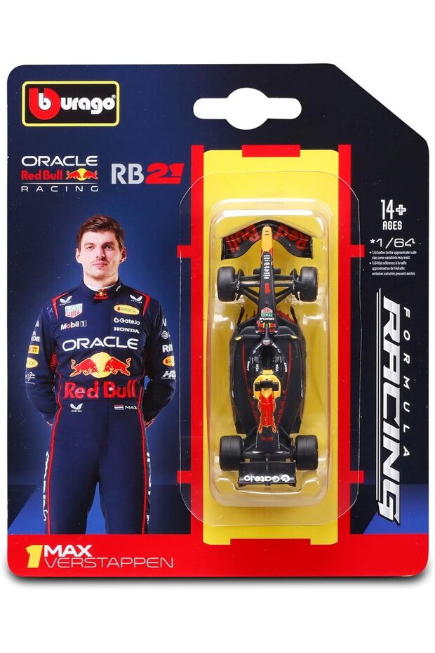 F1 Red Bull Racing RB21 Max Verstappen, 1:64 Scale