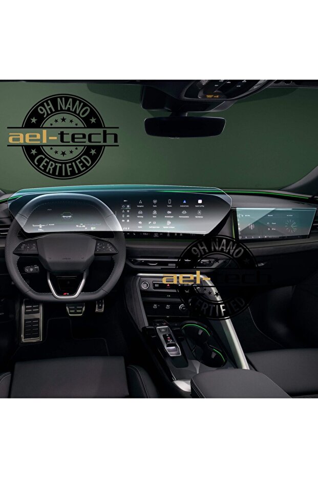 Audi New Q5 Compatible Navigation and Digital Display 9H Nano Protective Set of 2 2025-2026