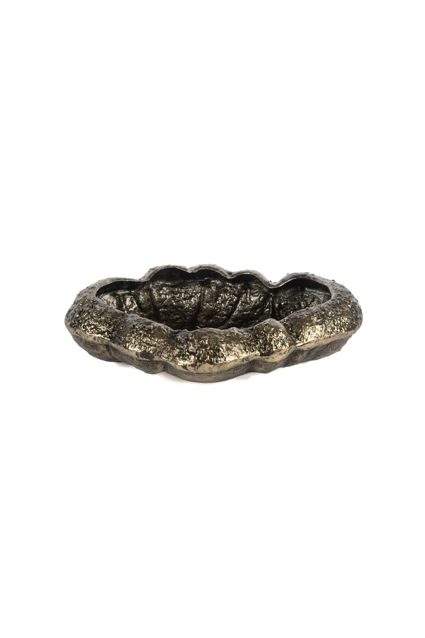 Antique Gold Decorative Bowl 38X14Cm