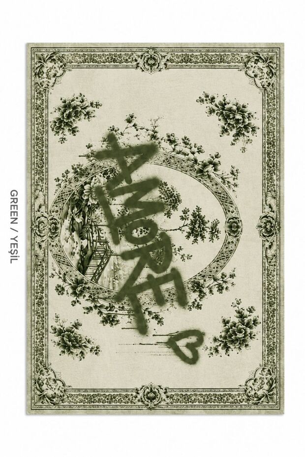 Eta Traditional Patterned Modern Woven Base Decorative Carpet Sdtamor2477