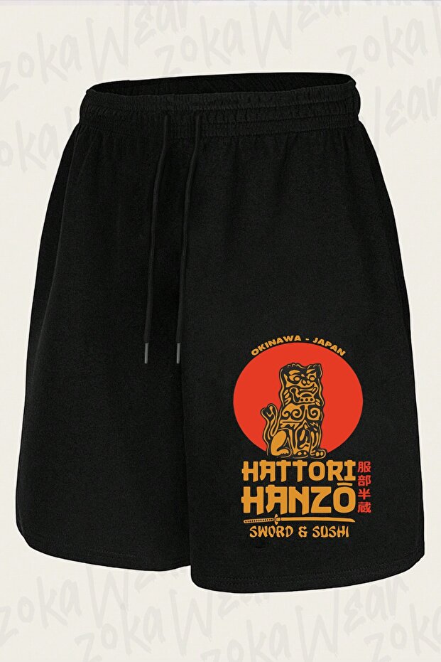 Unisex Hattori Hanzo Design Printed Shorts