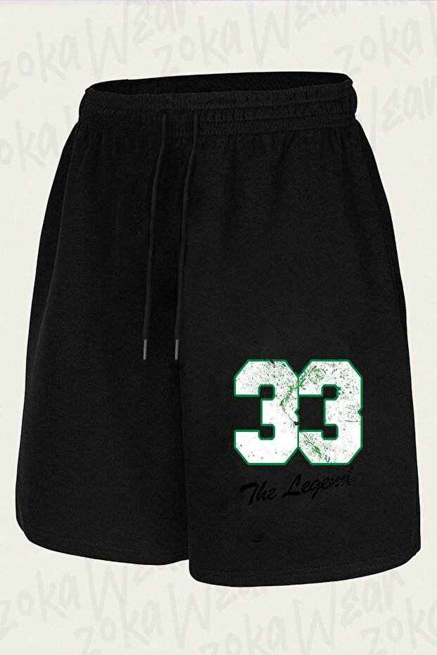 Unisex Celtics Number No. 33 Design Printed Shorts
