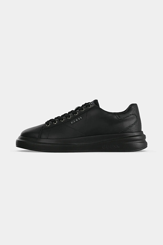 Elba Men's Leather Black Sneaker