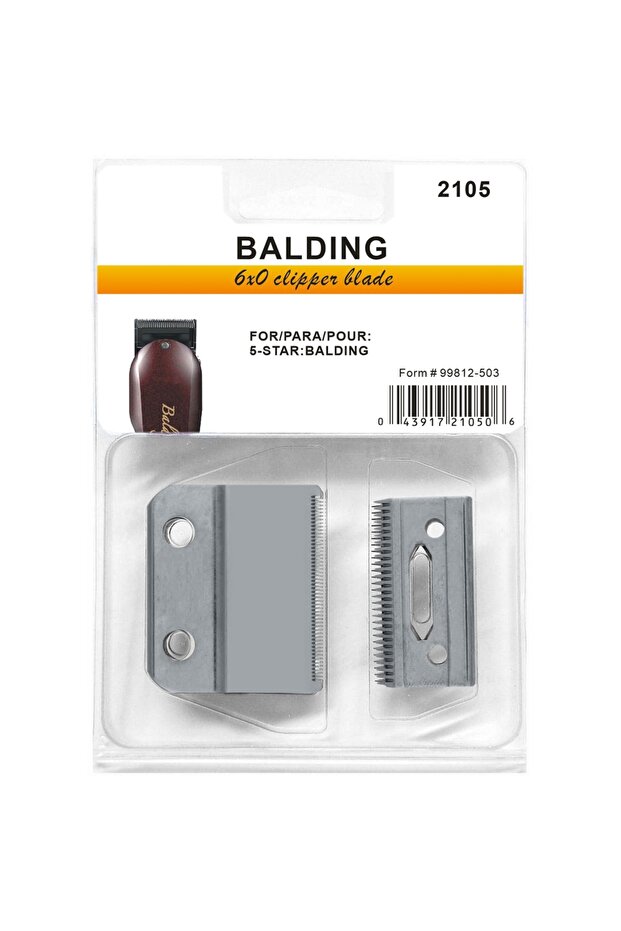 1 set Replacement Balding 6X0 Clipper 2105 Blade Fit For Wahl Professional 5 Star Series Balding Hai