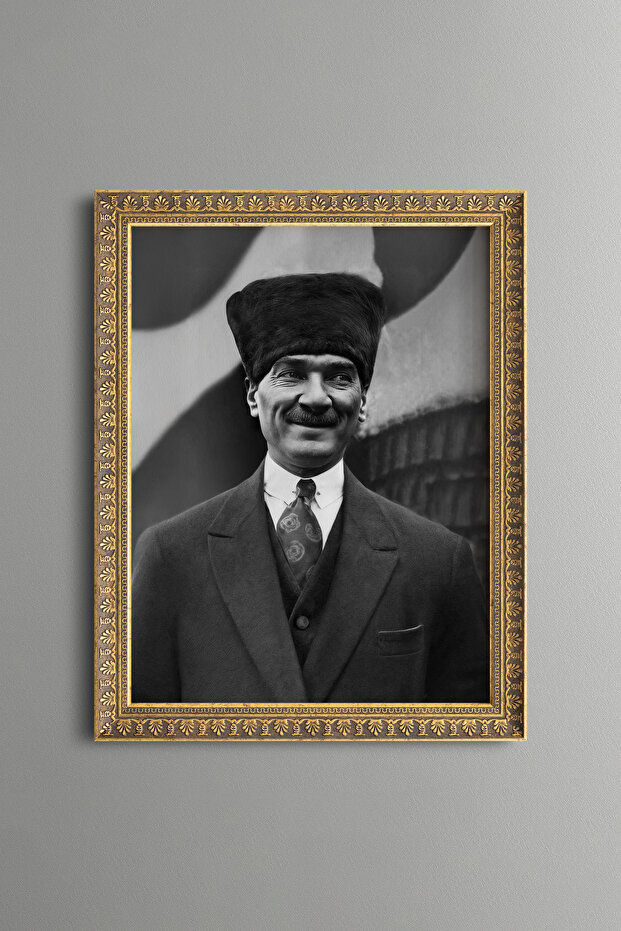Ataturk - Vintage Patterned Painting - Fine Model