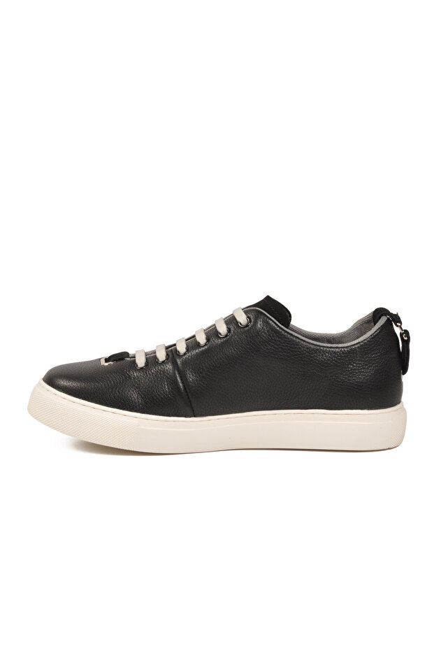 Black Genuine Leather Men's Casual Shoes 25K515-2 m