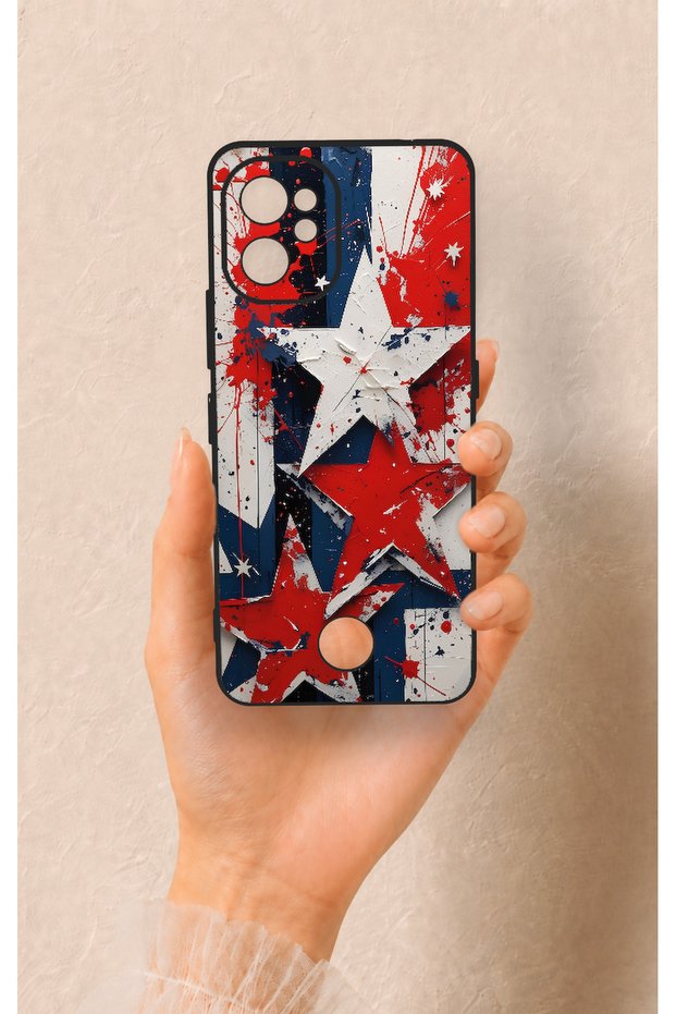 Reeder S19 Max Pro Compatible Star Flag Patterned Silicone Case