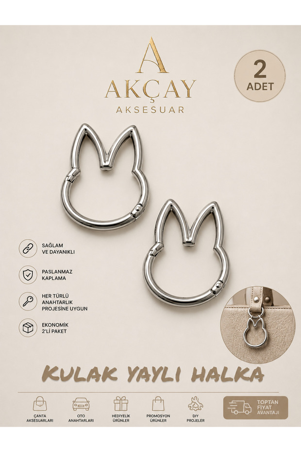 Ear Spring Ring Bag Attachment