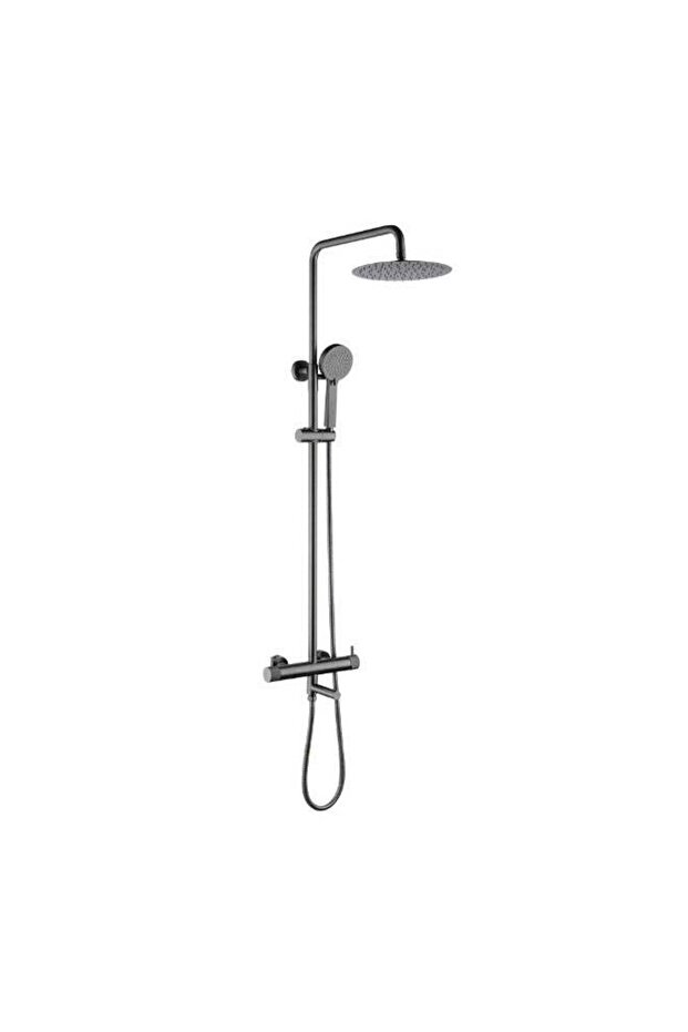 Milano Plus Ciro Rain Shower Column Set - Luxury Rainfall Shower Head with Adjustable Height