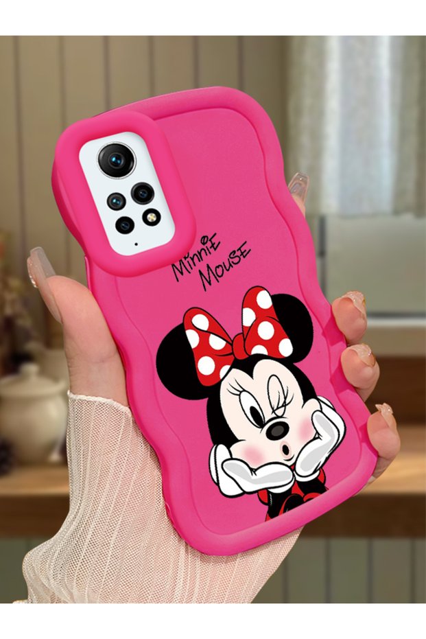Redmi Note 12 Pro 4g Compatible Case Camera Protector Red Silicone Couple Phone Case Cute Pattern