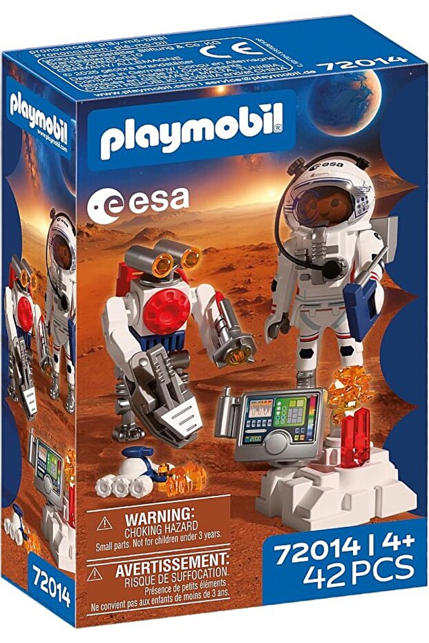 Esa Astronaut with Robot 72014
