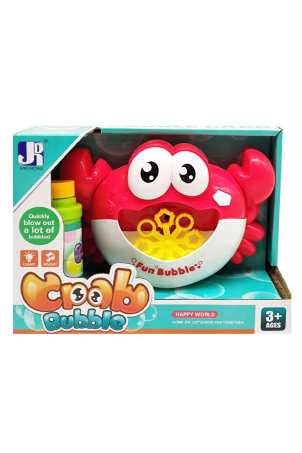 Bubbles Crab Machine Toy With Music - Red