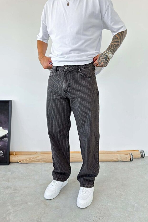 Brown Premium Design Baggy Fit Trousers
