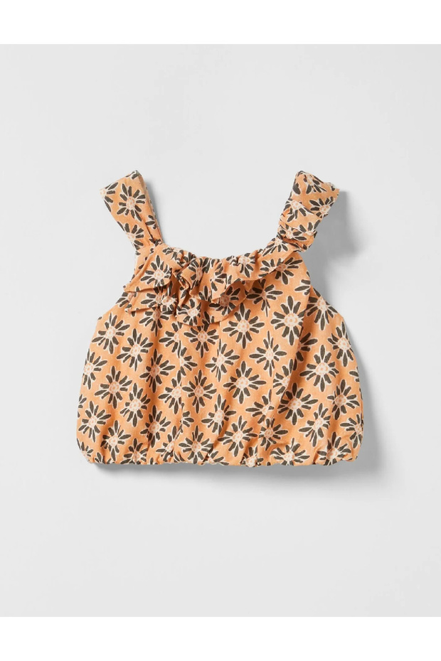 Top, Floral print