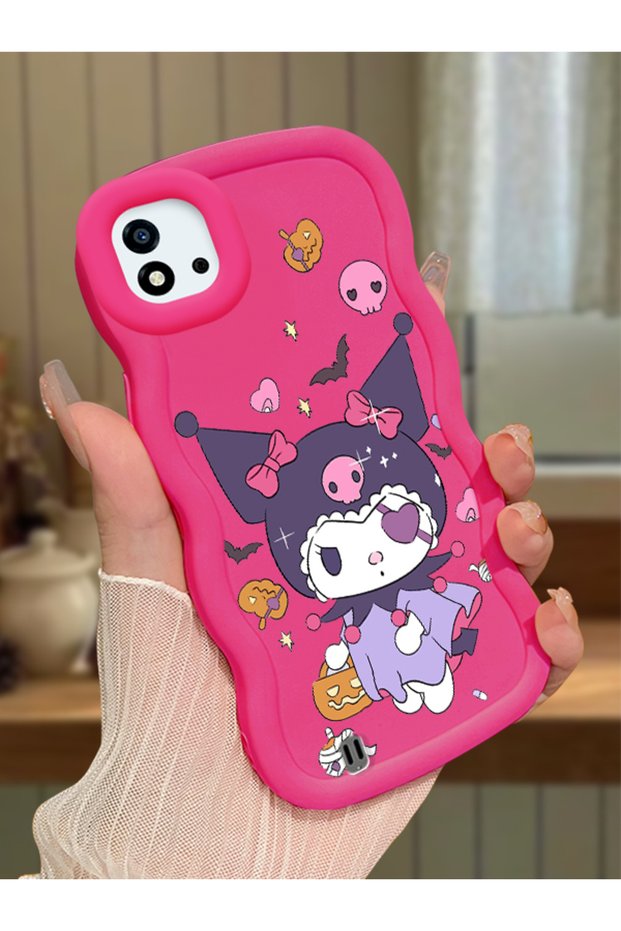 Realme C11 2021 Compatible Case Camera Protector Red Silicone Couple Phone Case Cartoon Pattern