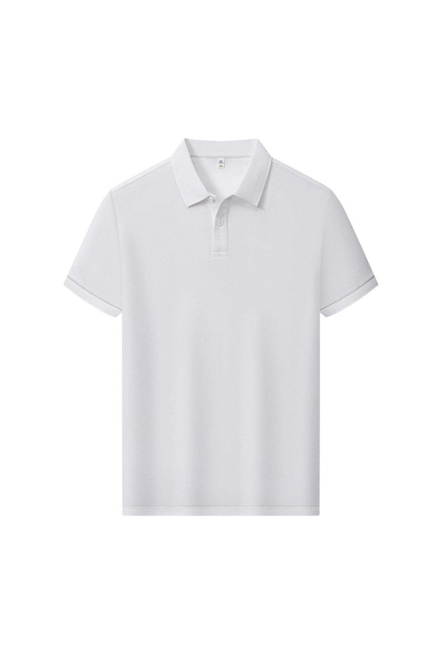 Arw98300 Seri̇ntutan--High Quality Buttoned Men's Merserized Polo Collar Tshirt