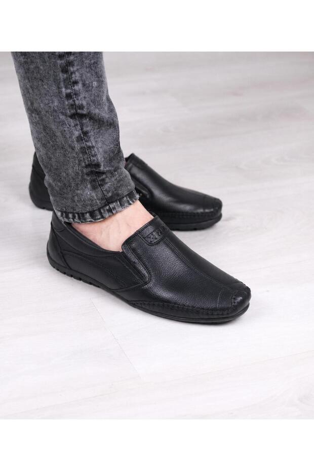 Style %100 Genuine Leather Orthopedic Summer Men's Summer Saddle Breathable Comfortable Sandal Shoes 40-44