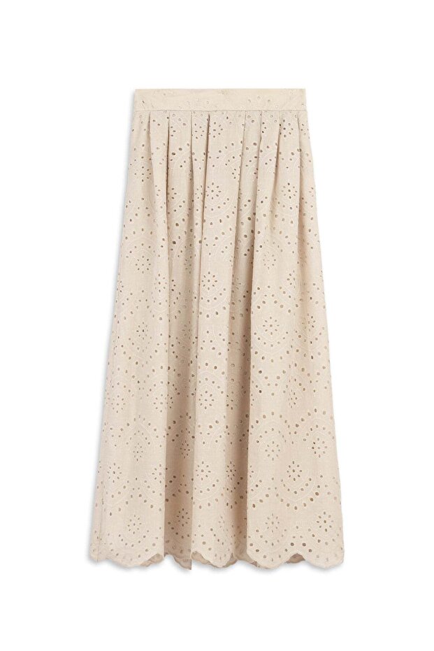 Brode Flared Skirt Stone