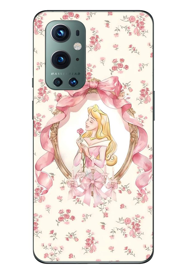 One Plus 9 Pro Compatible Princess Patterned Transparent Phone Case