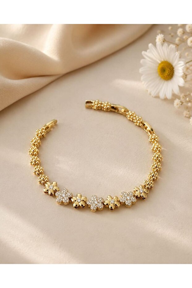 Xp Jewelry Glittering Daisy Bracelet