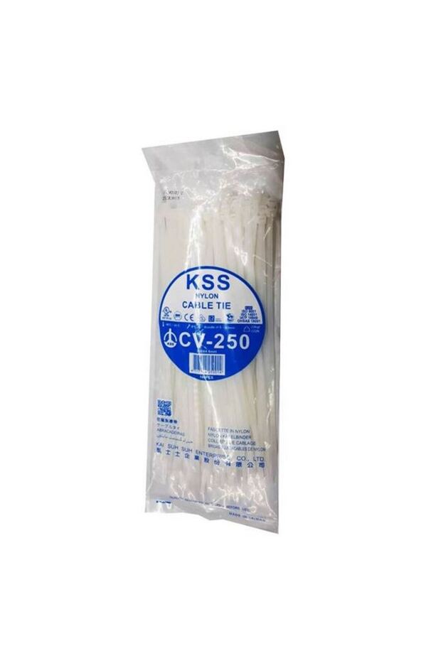 رباط كابل نايلون أبيض KSS مقاس 250 × 250 مم صنع في تايوان
