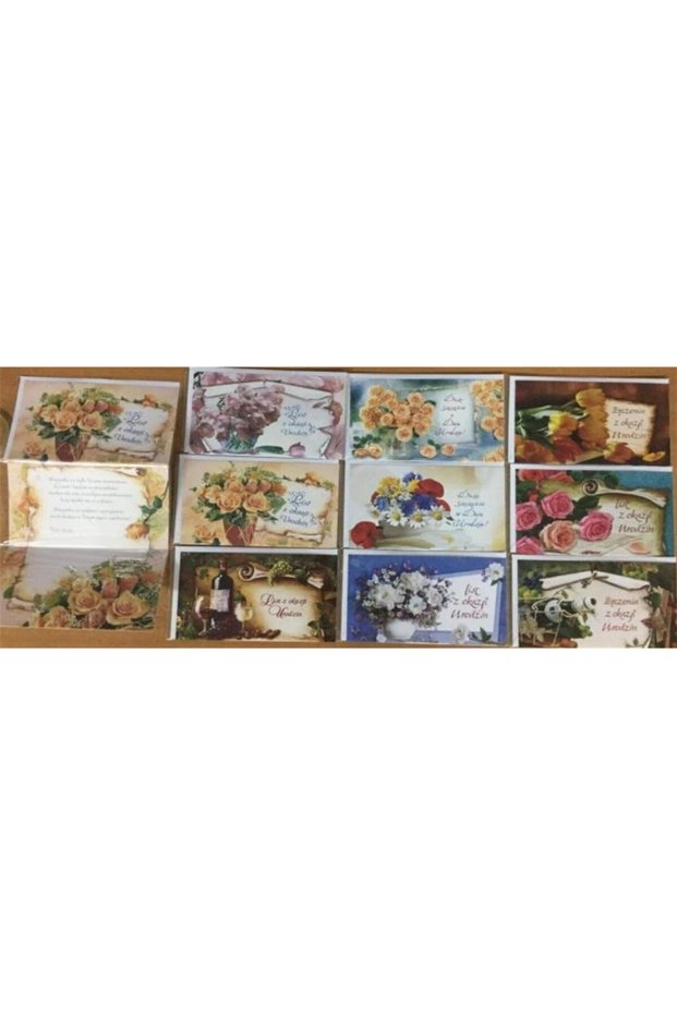Felicitare set multicolor 19x11.5cm