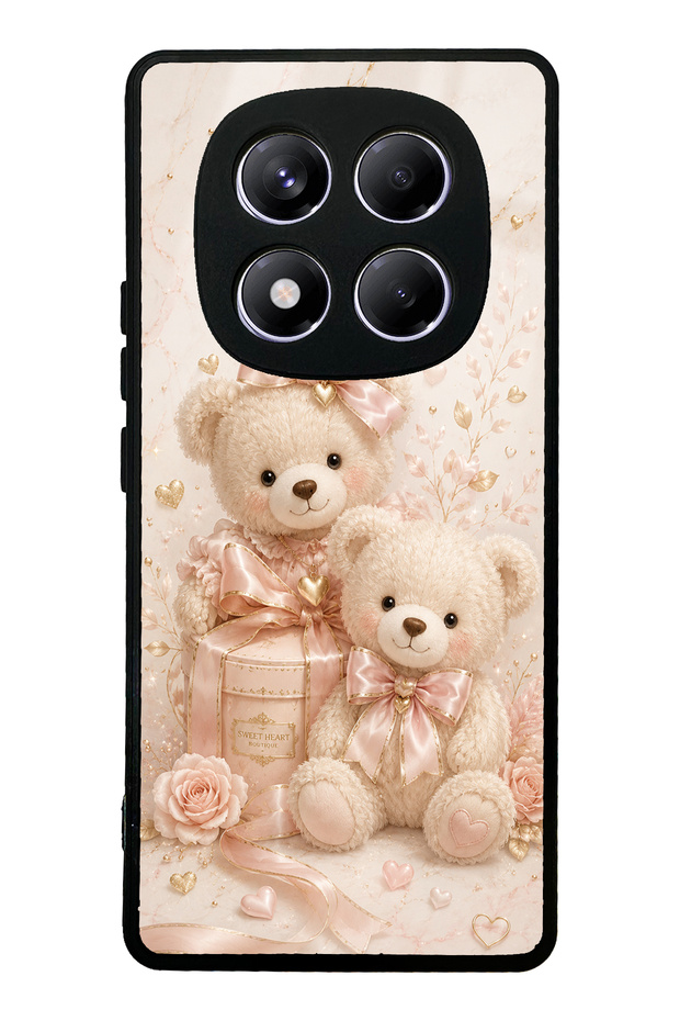 Xiaomi Redmi Note 14 Pro 4g Sweetheart Teddy Design Glossy Phone Case