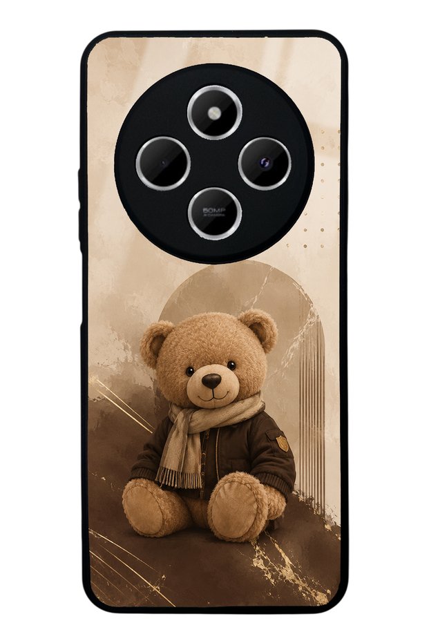 Xiaomi Redmi 14C Cozy Teddy Design Glossy Phone Case