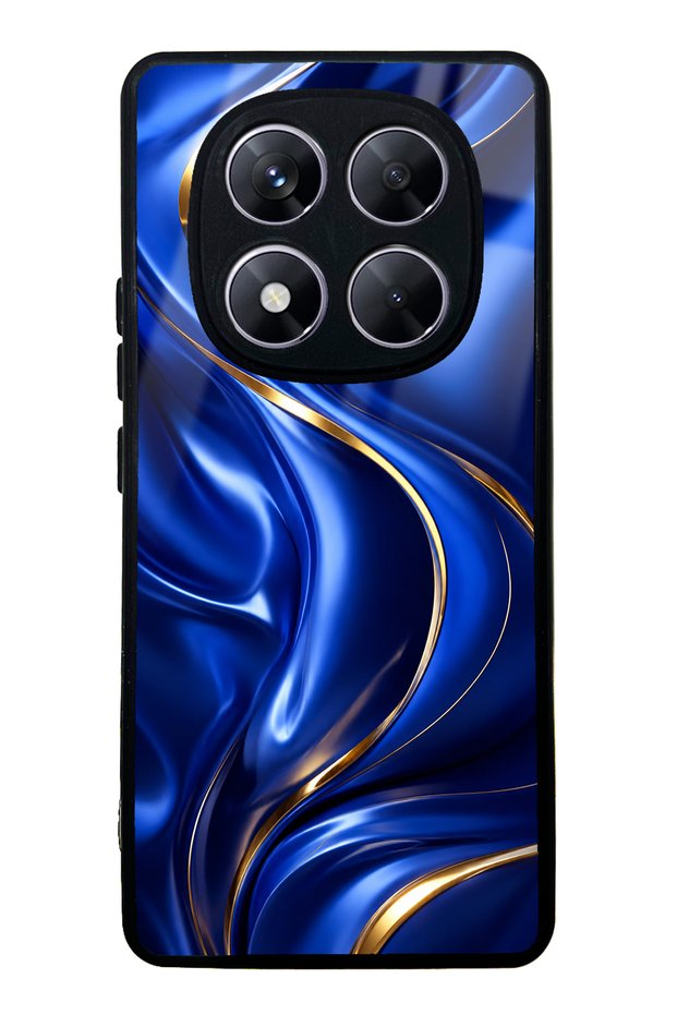 Xiaomi Redmi Note 14 Pro 5g Royal Sapphire Flow Design Glossy Phone Case
