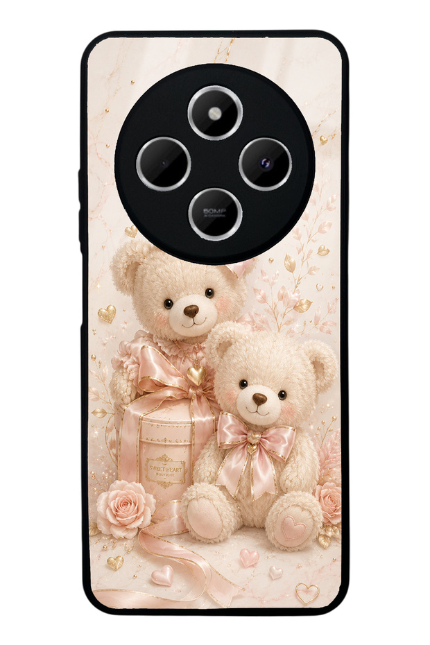 Xiaomi Redmi 14C Sweetheart Teddy Design Glossy Phone Case