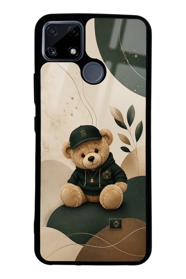 Realme C25 Forest Teddy Design Glossy Phone Case