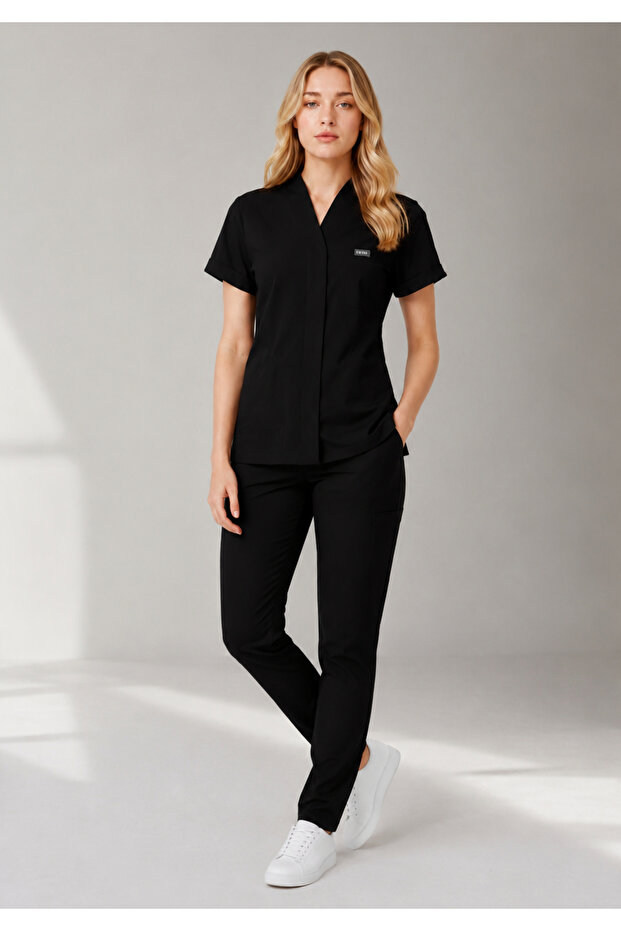 Move Premium Lycra Scrubs Doctor Nurse Clinical Uniform Set