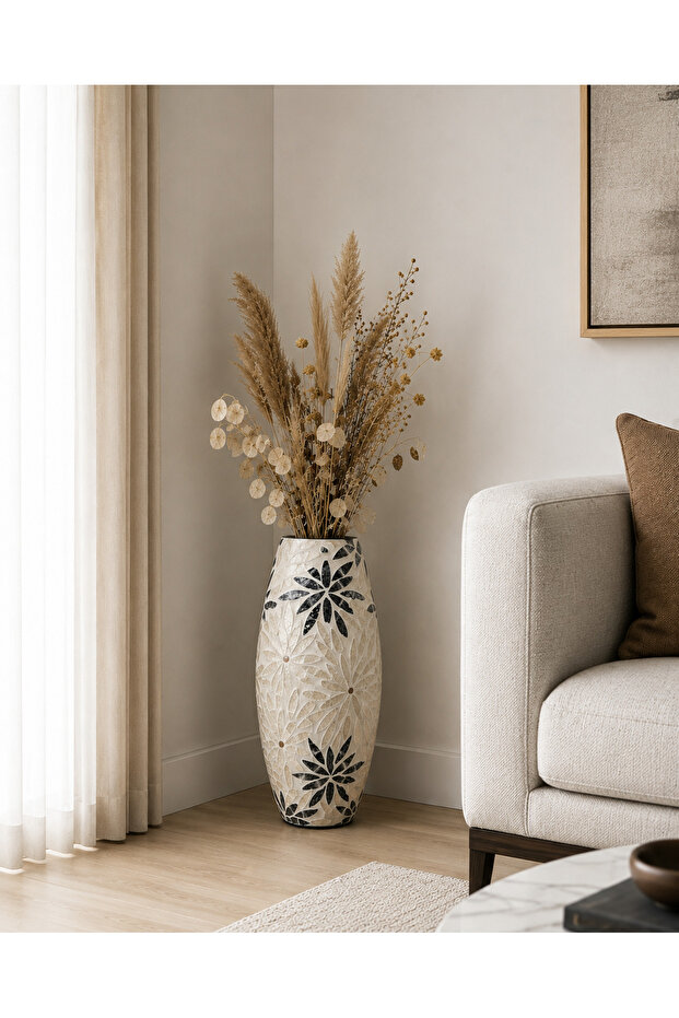 Ceramic Vase on Wood