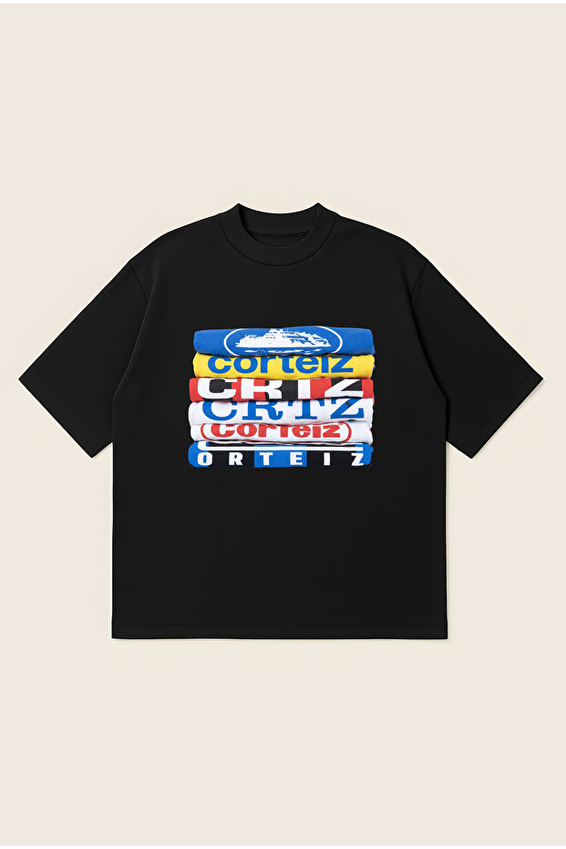 Corteiz Tees Printed Oversize Boxy Cut Unisex 100% Cotton Tshirt | Streetwear