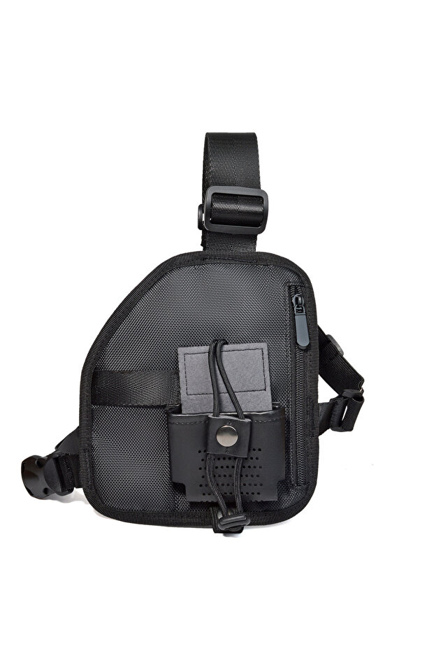 NY112901 Radio Chest Pack Tactical Vest Nylon Vest Chest Rig Pack with Adjustable Strap for BaoFeng