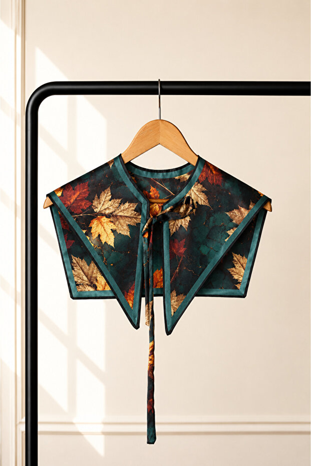 Autumn Patterned Shoulder Shawl
