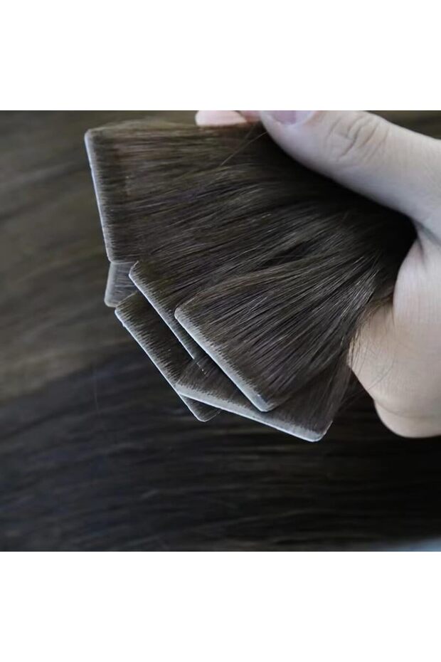 Seamless INVISIBLE Tape In Hair Extensions By Full Human Remy Hair,Silky Straight, Double Sided Adhesive Skin Weft injected Nature Hair EXtension