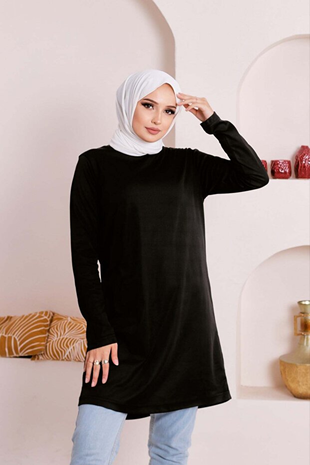 Doğa Basic Tunic - Black