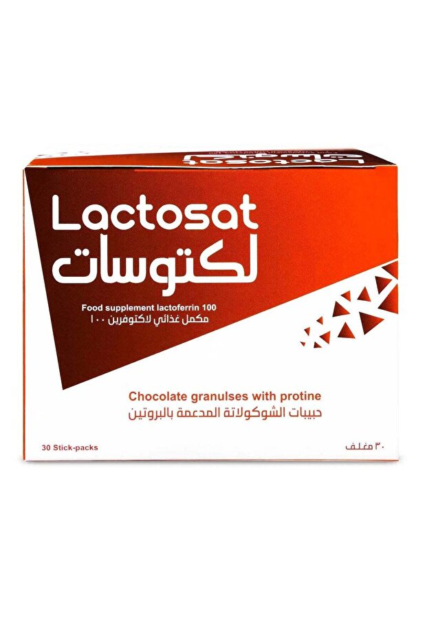 لاكتوسات مع لاكتوفيرين 100 ملغ - 30 كيس