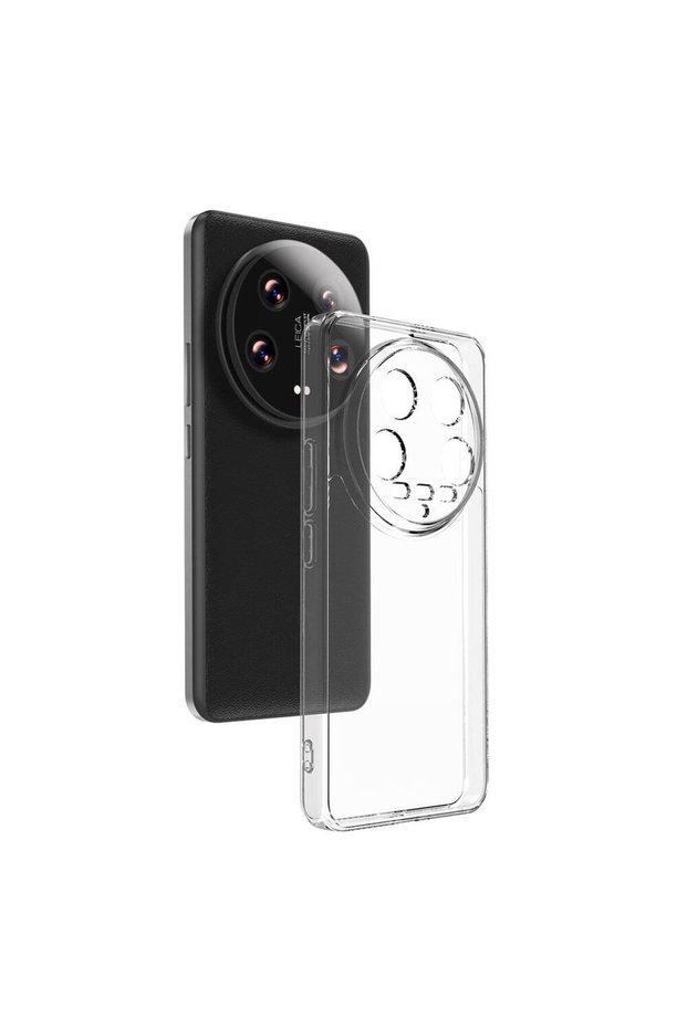 Xiaomi Mi 14 Ultra Case Camera Protected Transparent Thick Superior Protection Silicone Omsy