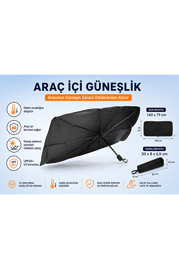 KATLANABİLİR OTO GÜNEŞLİK